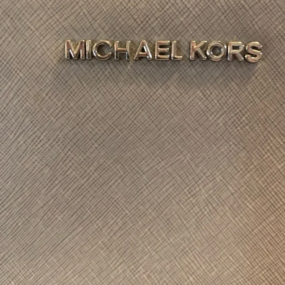 Michael Kors Tablet Case in Silver Leather